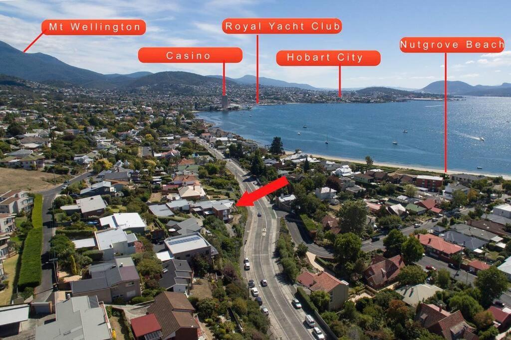 The Tassie - Luxury With Panoramic Water Views Villa Hobart Exteriör bild